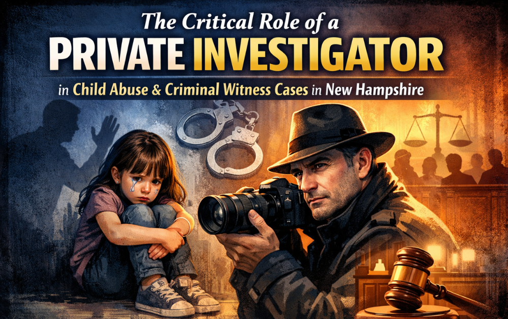 The Critical Role of a Private Investigator in Child Abuse and Criminal Witness Cases in New Hampshire - Thumbnail